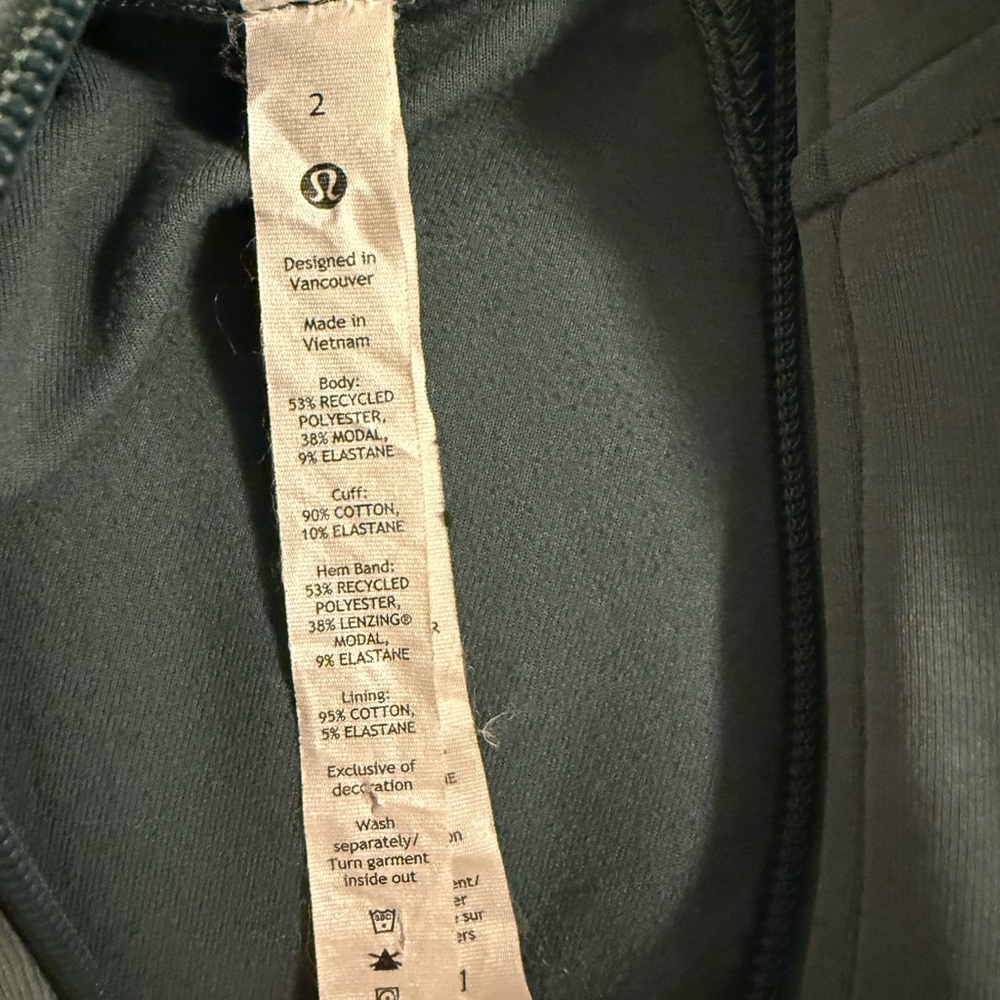 Lululemon Brushed Softstreme Funnel-Neck Zip Up - Picture 5 of 5